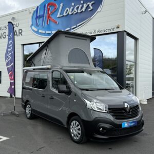 Fourgon Renault Trafic III Préparation MCC Toit relevable + Lit dinette + Attelage